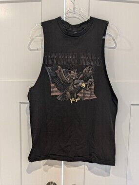 Nothing More Band Tee Black Graphic Eagle Muscle Tank Top